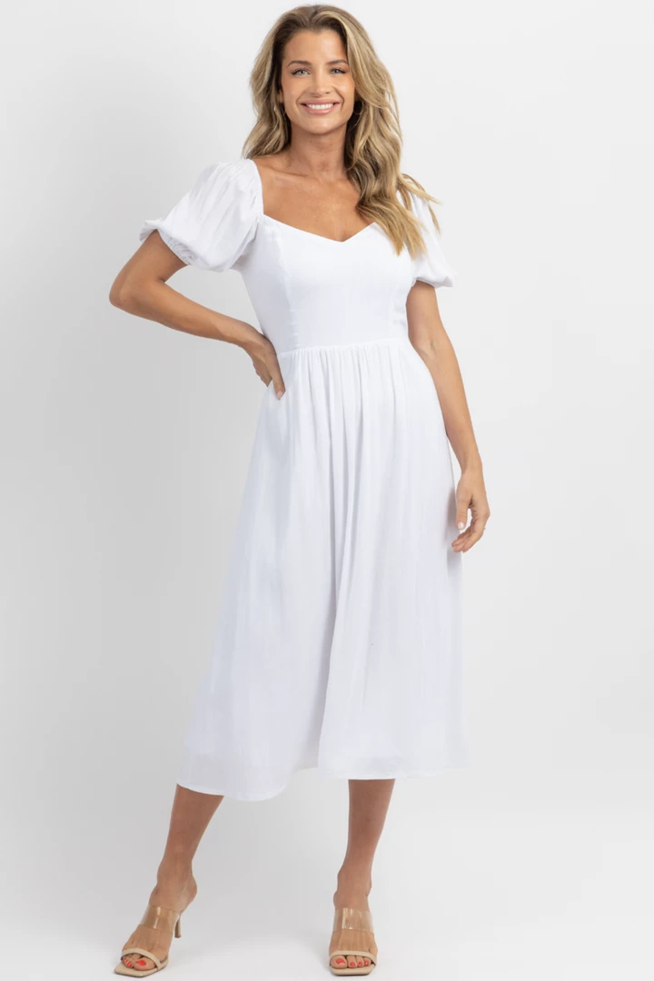SUGARLIPS ALESSI PUFF SLEEVE POPLIN MIDI DRESS NEW ARRIVALS 3 SUGARLIPS ALESSI PUFF SLEEVE POPLIN MIDI DRESS NEW ARRIVALS