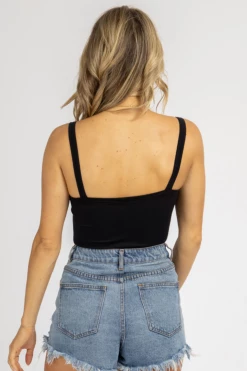 DYNAMIC FASHION BLACK VNECK HIGH-CUT RIBBED BODYSUIT *BACK IN STOCK* 9 DYNAMIC FASHION BLACK VNECK HIGH-CUT RIBBED BODYSUIT *BACK IN STOCK*