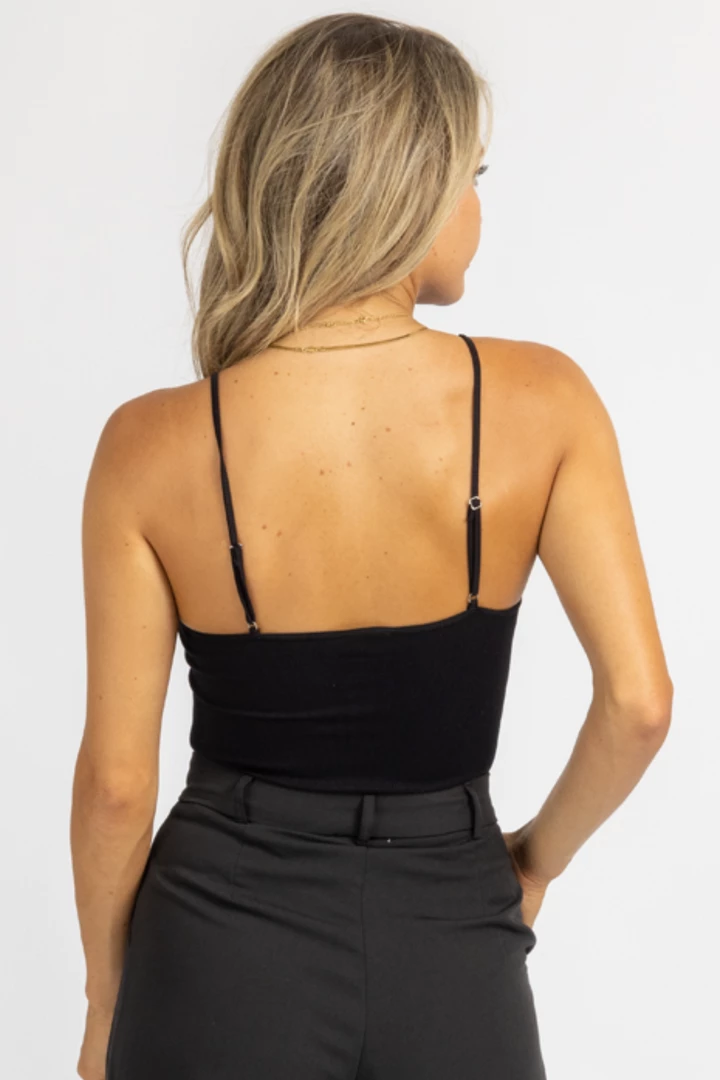 DYNAMIC FASHION BLACK RIB SCOOPNECK CAMI BODYSUIT *BACK IN STOCK* BEST SELLERS 5 DYNAMIC FASHION BLACK RIB SCOOPNECK CAMI BODYSUIT *BACK IN STOCK* BEST SELLERS