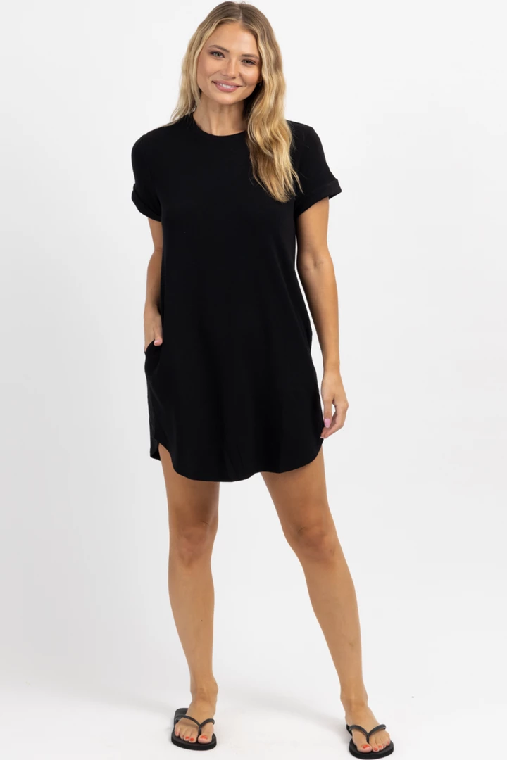 CHERISH NEW ARRIVALS BLACK SHIFT + SHOUT MINI DRESS 2 CHERISH NEW ARRIVALS BLACK SHIFT + SHOUT MINI DRESS