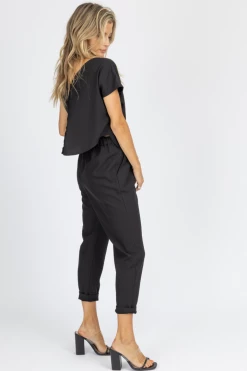 MABLE NEW ARRIVALS BLACK TOP + BOTTOM JOINT JUMPSUIT 9 MABLE NEW ARRIVALS BLACK TOP + BOTTOM JOINT JUMPSUIT