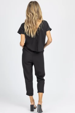 MABLE NEW ARRIVALS BLACK TOP + BOTTOM JOINT JUMPSUIT 11 MABLE NEW ARRIVALS BLACK TOP + BOTTOM JOINT JUMPSUIT
