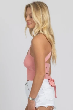 LE LIS BLUSH TIE BACK KNIT CAMI NEW ARRIVALS 10 LE LIS BLUSH TIE BACK KNIT CAMI NEW ARRIVALS