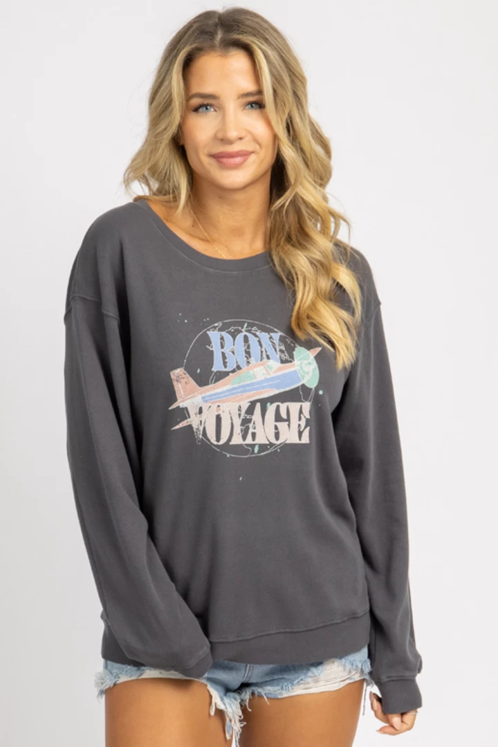 PROMESA BON VOYAGE GRAPHIC PULLOVER CLOTHING 3 PROMESA BON VOYAGE GRAPHIC PULLOVER CLOTHING