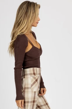 EMORY PARK DARK BROWN 2 PIECE HOOK + EYE TOP SET 12 EMORY PARK DARK BROWN 2 PIECE HOOK + EYE TOP SET