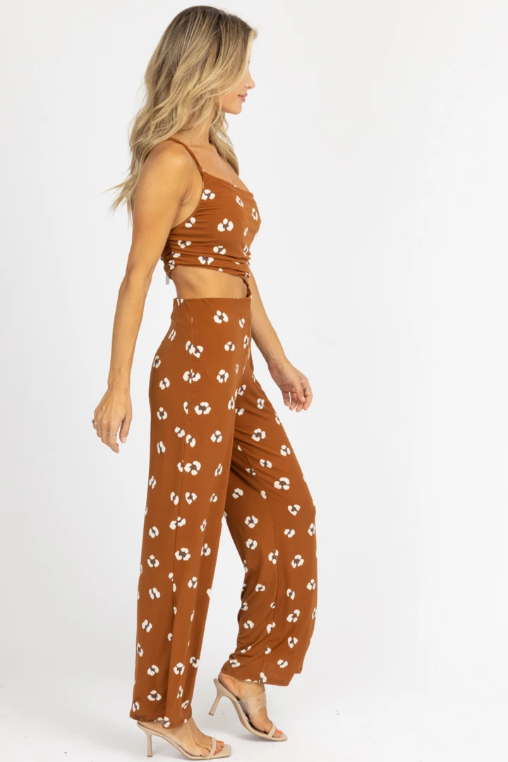 ENDLESS BLU CAMEL ABSTRACT OPEN SIDE ONE SHOULDER JUMPSUIT 5 ENDLESS BLU CAMEL ABSTRACT OPEN SIDE ONE SHOULDER JUMPSUIT