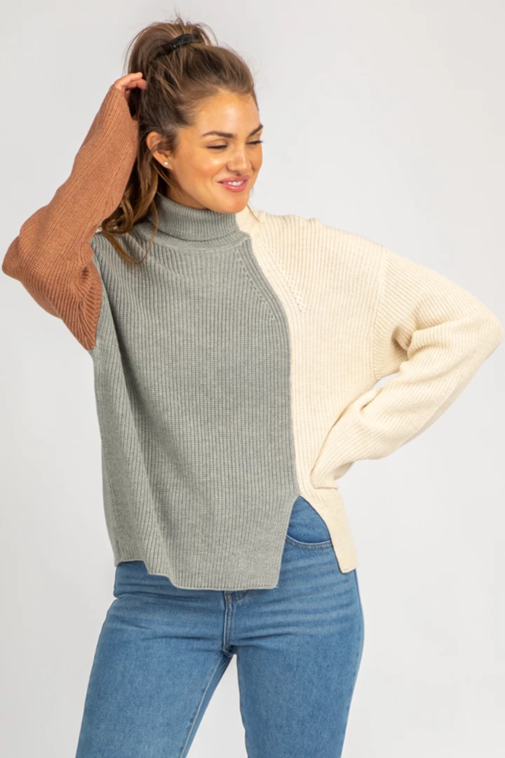 WHITEROOM + CACTUS CAFE COLORBLOCK KNIT 2 WHITEROOM + CACTUS CAFE COLORBLOCK KNIT