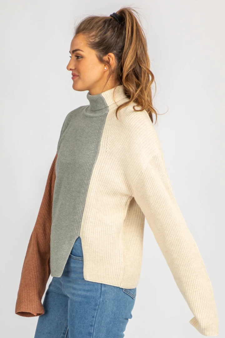 WHITEROOM + CACTUS CAFE COLORBLOCK KNIT 5 WHITEROOM + CACTUS CAFE COLORBLOCK KNIT