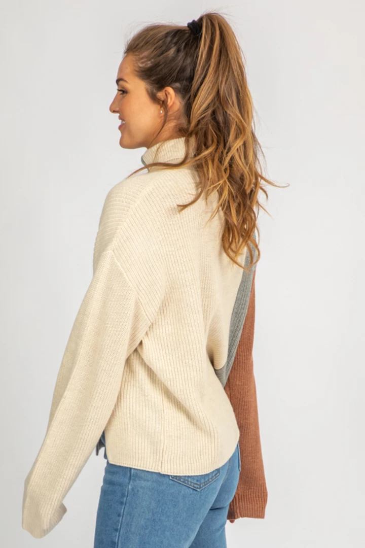 WHITEROOM + CACTUS CAFE COLORBLOCK KNIT 4 WHITEROOM + CACTUS CAFE COLORBLOCK KNIT