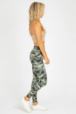 MADISON CAMO PRINT LEGGINGS CLOTHING