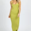 EMORY PARK BRIGHT GREEN RIBBED SWEATER MIDI DRESS NEW ARRIVALS