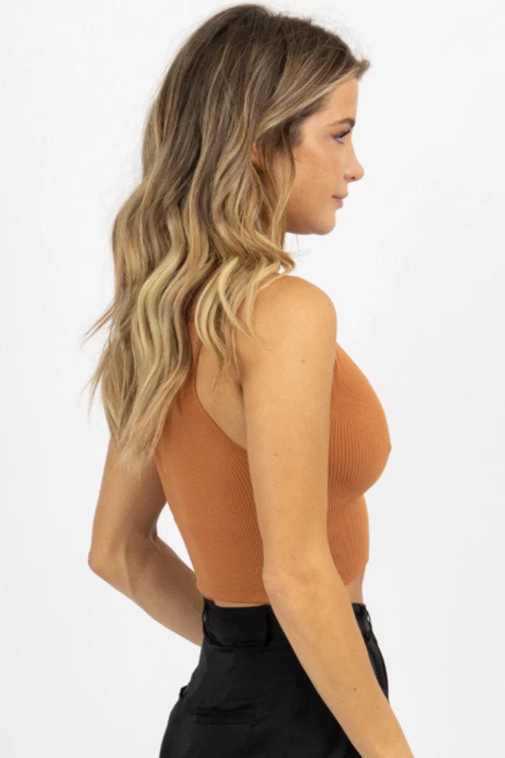 DYNAMIC FASHION COPPER DEEP-V THICK RIBBED CROP TANK NEW ARRIVALS 5 DYNAMIC FASHION COPPER DEEP-V THICK RIBBED CROP TANK NEW ARRIVALS