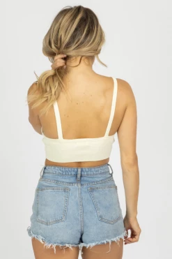 MISS LOVE BUTTER KNIT RIBBED CROP TANK *BACK IN STOCK*