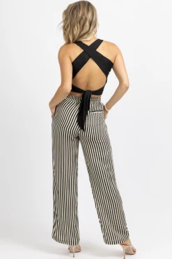 DEE ELLY CREAM + BLACK STRIPED WIDE LEG PANT NEW ARRIVALS 15 DEE ELLY CREAM + BLACK STRIPED WIDE LEG PANT NEW ARRIVALS
