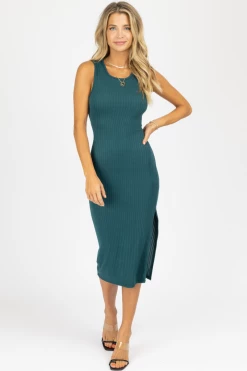 ENDLESS BLU DEEP SEA SOLID OPEN BACK MIDI DRESS NEW ARRIVALS 8 ENDLESS BLU DEEP SEA SOLID OPEN BACK MIDI DRESS NEW ARRIVALS