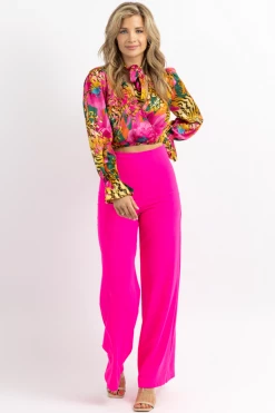 DO + BE DOLL PINK WIDE LEG PANTS NEW ARRIVALS 9 DO + BE DOLL PINK WIDE LEG PANTS NEW ARRIVALS