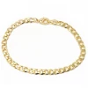 H & R Fashion Jewelry SHOES + ACCESSORIES GOLD FILLED LINK BRACELET
