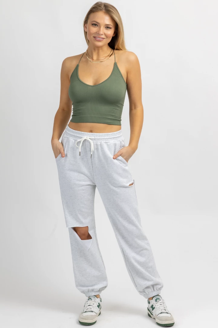 HEY BABE NEW ARRIVALS GREY MARBLE RIPPED DRAWSTRING JOGGER 4 HEY BABE NEW ARRIVALS GREY MARBLE RIPPED DRAWSTRING JOGGER