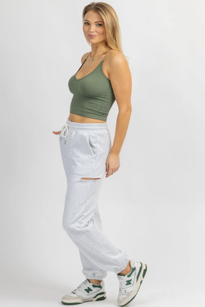 HEY BABE NEW ARRIVALS GREY MARBLE RIPPED DRAWSTRING JOGGER 8 HEY BABE NEW ARRIVALS GREY MARBLE RIPPED DRAWSTRING JOGGER