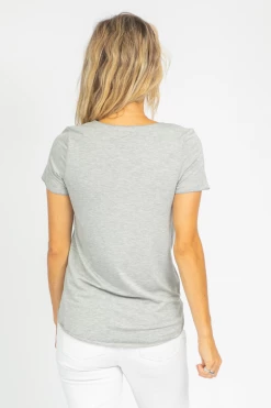 MOD REF CLOTHING HEATHER GREY EVERYDAY TEE