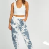 TREND NOTES GREY TIE DYE FRENCH TERRY JOGGERS