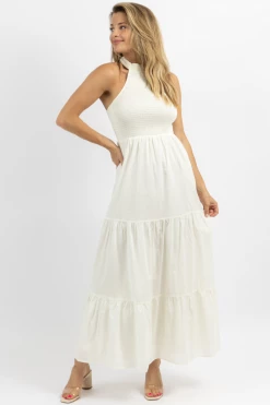 IN THE BEGINNING HEATWAVE SMOCK + MOCK NECK MAXI DRESS NEW ARRIVALS