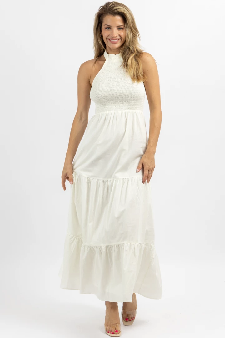 IN THE BEGINNING HEATWAVE SMOCK + MOCK NECK MAXI DRESS NEW ARRIVALS 2 IN THE BEGINNING HEATWAVE SMOCK + MOCK NECK MAXI DRESS NEW ARRIVALS