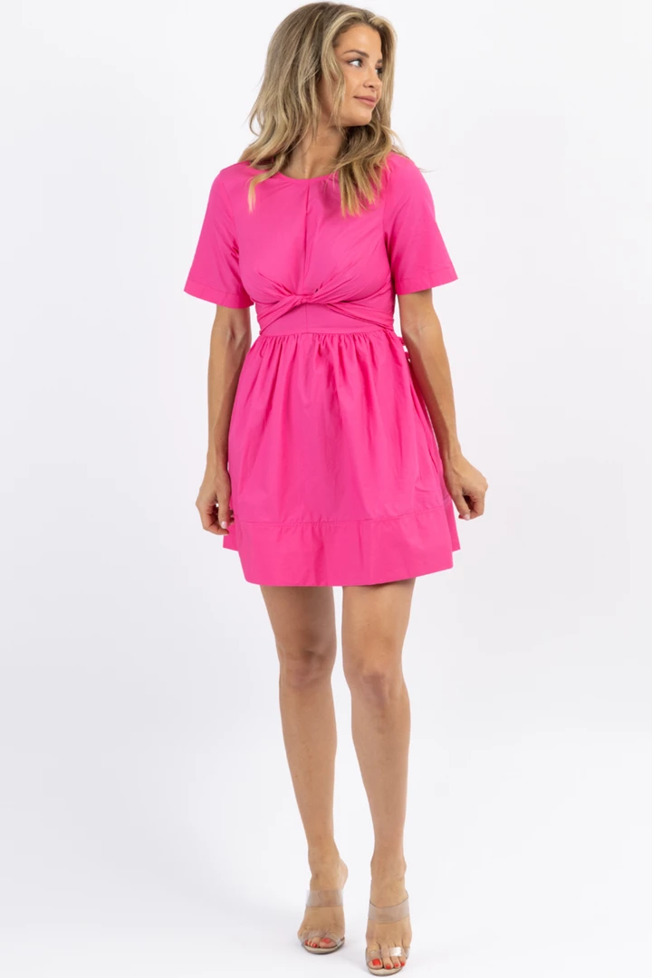 OLIVACEOUS HADLEY HOT PINK FRINGE TIE MINI DRESS NEW ARRIVALS 6 OLIVACEOUS HADLEY HOT PINK FRINGE TIE MINI DRESS NEW ARRIVALS