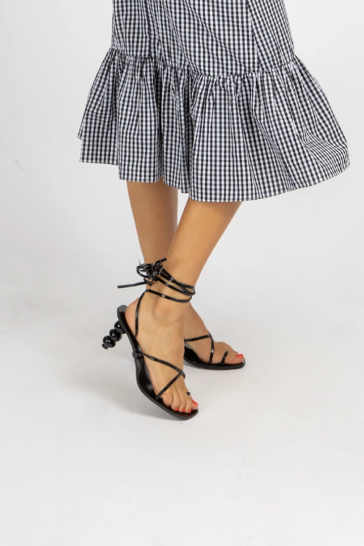 G Stylez HILGA STRAPPY HEEL IN BLACK HONEYMOON 2 G Stylez HILGA STRAPPY HEEL IN BLACK HONEYMOON