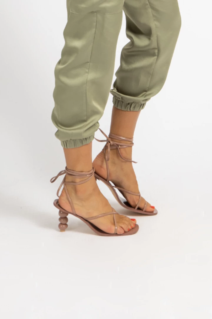 G Stylez HILGA STRAPPY HEEL IN TAN HONEYMOON 3 G Stylez HILGA STRAPPY HEEL IN TAN HONEYMOON