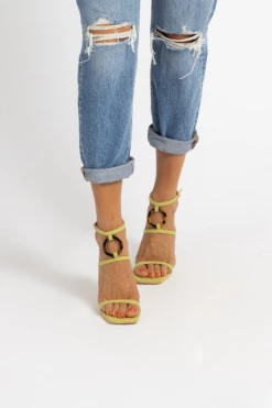 G Stylez CELESTE GREEN + TORTOISE HEEL 9 G Stylez CELESTE GREEN + TORTOISE HEEL