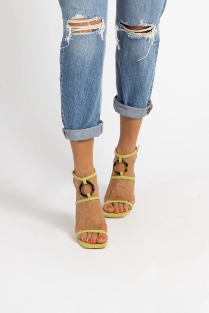 G Stylez CELESTE GREEN + TORTOISE HEEL 5 G Stylez CELESTE GREEN + TORTOISE HEEL