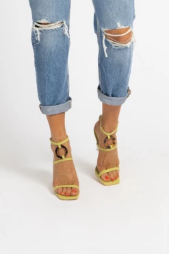 G Stylez CELESTE GREEN + TORTOISE HEEL 7 G Stylez CELESTE GREEN + TORTOISE HEEL