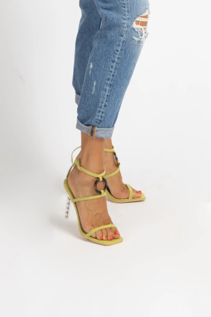 G Stylez CELESTE GREEN + TORTOISE HEEL 2 G Stylez CELESTE GREEN + TORTOISE HEEL