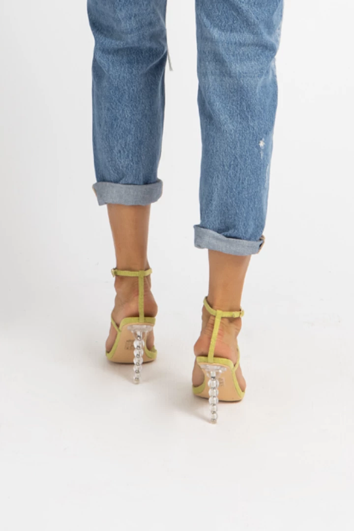 G Stylez CELESTE GREEN + TORTOISE HEEL 4 G Stylez CELESTE GREEN + TORTOISE HEEL