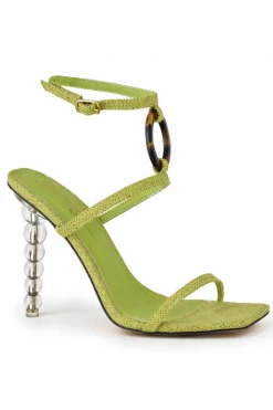 G Stylez CELESTE GREEN + TORTOISE HEEL