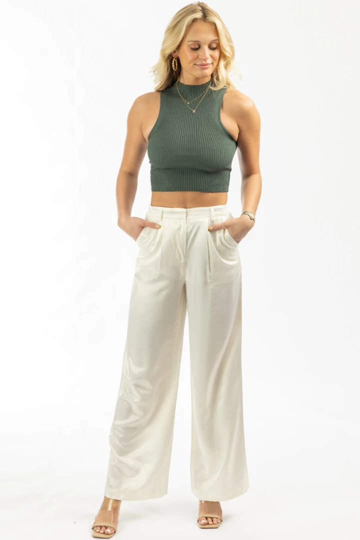 CURRENT AIR IVORY SHIMMER WIDE LEG PANT 1 CURRENT AIR IVORY SHIMMER WIDE LEG PANT