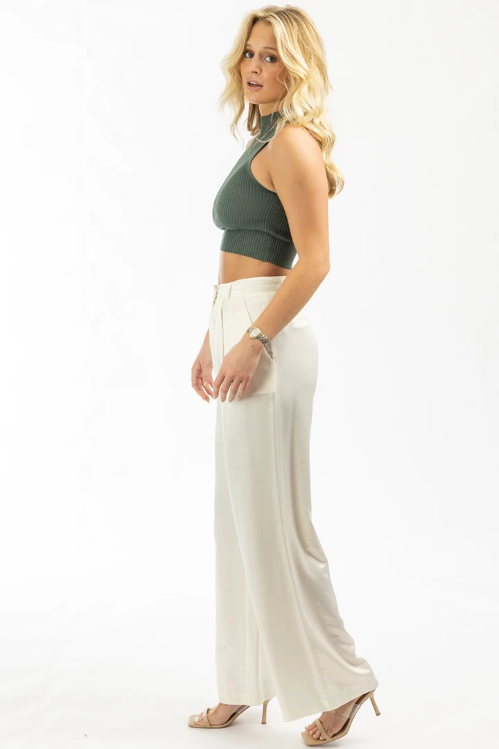 CURRENT AIR IVORY SHIMMER WIDE LEG PANT 4 CURRENT AIR IVORY SHIMMER WIDE LEG PANT