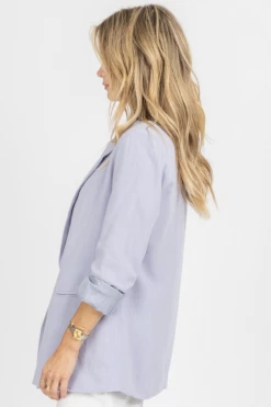 FORE COLLECTION LAVENDER RELAXED SINGLE BUTTON BLAZER NEW ARRIVALS 26 FORE COLLECTION LAVENDER RELAXED SINGLE BUTTON BLAZER NEW ARRIVALS