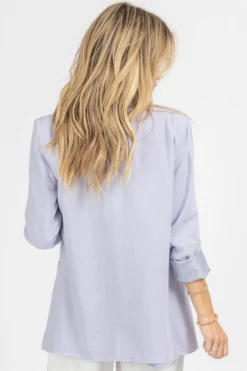 FORE COLLECTION LAVENDER RELAXED SINGLE BUTTON BLAZER NEW ARRIVALS 27 FORE COLLECTION LAVENDER RELAXED SINGLE BUTTON BLAZER NEW ARRIVALS