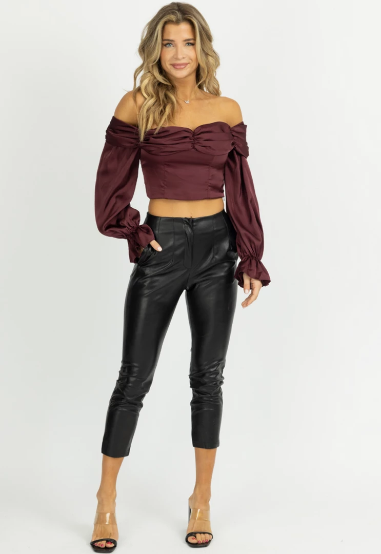 FATE BY LFD BLACK PLEATED HIGH RISE PANTS 1 FATE BY LFD BLACK PLEATED HIGH RISE PANTS