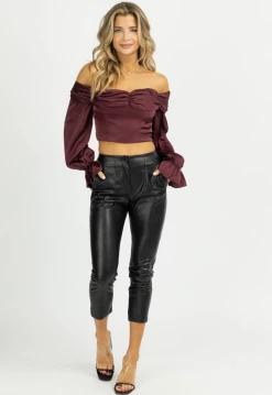 FATE BY LFD BLACK PLEATED HIGH RISE PANTS 10 FATE BY LFD BLACK PLEATED HIGH RISE PANTS