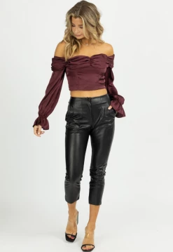 FATE BY LFD BLACK PLEATED HIGH RISE PANTS 11 FATE BY LFD BLACK PLEATED HIGH RISE PANTS