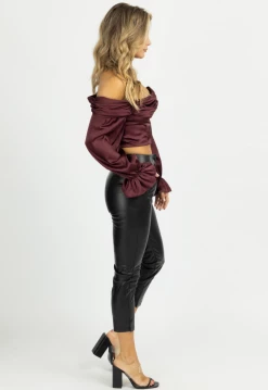 FATE BY LFD BLACK PLEATED HIGH RISE PANTS 12 FATE BY LFD BLACK PLEATED HIGH RISE PANTS