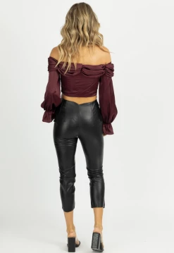 FATE BY LFD BLACK PLEATED HIGH RISE PANTS 13 FATE BY LFD BLACK PLEATED HIGH RISE PANTS