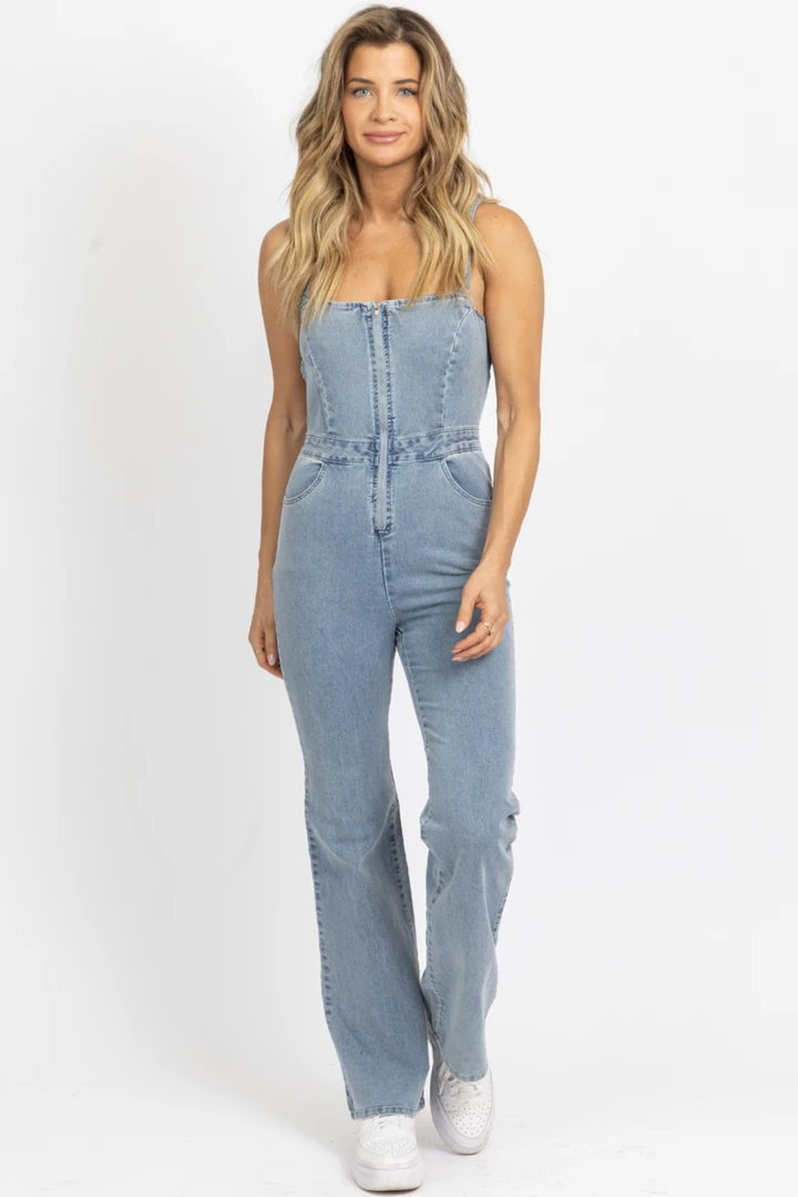 BLUE BLUSH LIGHT DENIM OPEN BACK JUMPSUIT 6 BLUE BLUSH LIGHT DENIM OPEN BACK JUMPSUIT