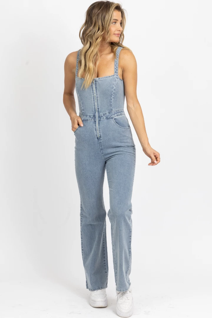 BLUE BLUSH LIGHT DENIM OPEN BACK JUMPSUIT 4 BLUE BLUSH LIGHT DENIM OPEN BACK JUMPSUIT