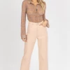 DEE ELLY LIGHT PINK HIGH WAISTED JEANS
