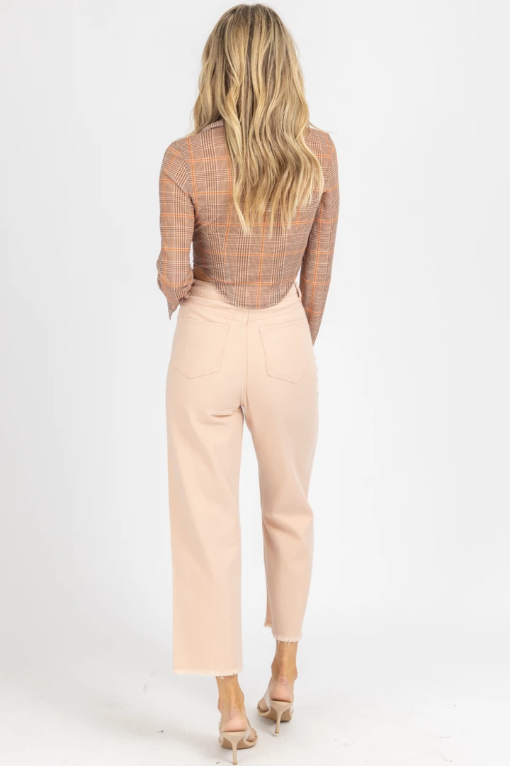 DEE ELLY LIGHT PINK HIGH WAISTED JEANS 4 DEE ELLY LIGHT PINK HIGH WAISTED JEANS