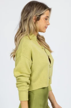PAPERMOON LIME SAFETY CLIP SWEATER